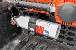 Rubber Molle Panel Clamp Kit - Rough Country - Adjustable, Jaw-style